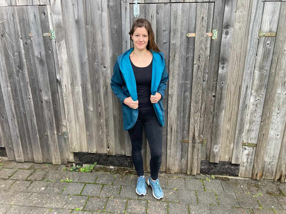 Tulpan - Oversized Cardigan &amp; Kuscheldecke to go
