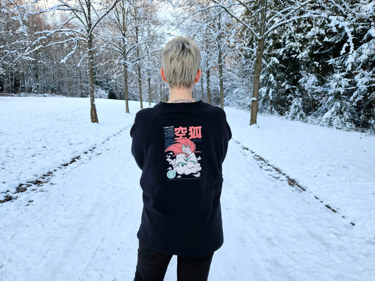 Isbris - Oversized Raglan cropped Pulli