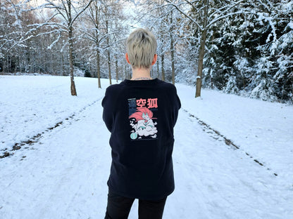 Isbris - Oversized Raglan cropped Pulli