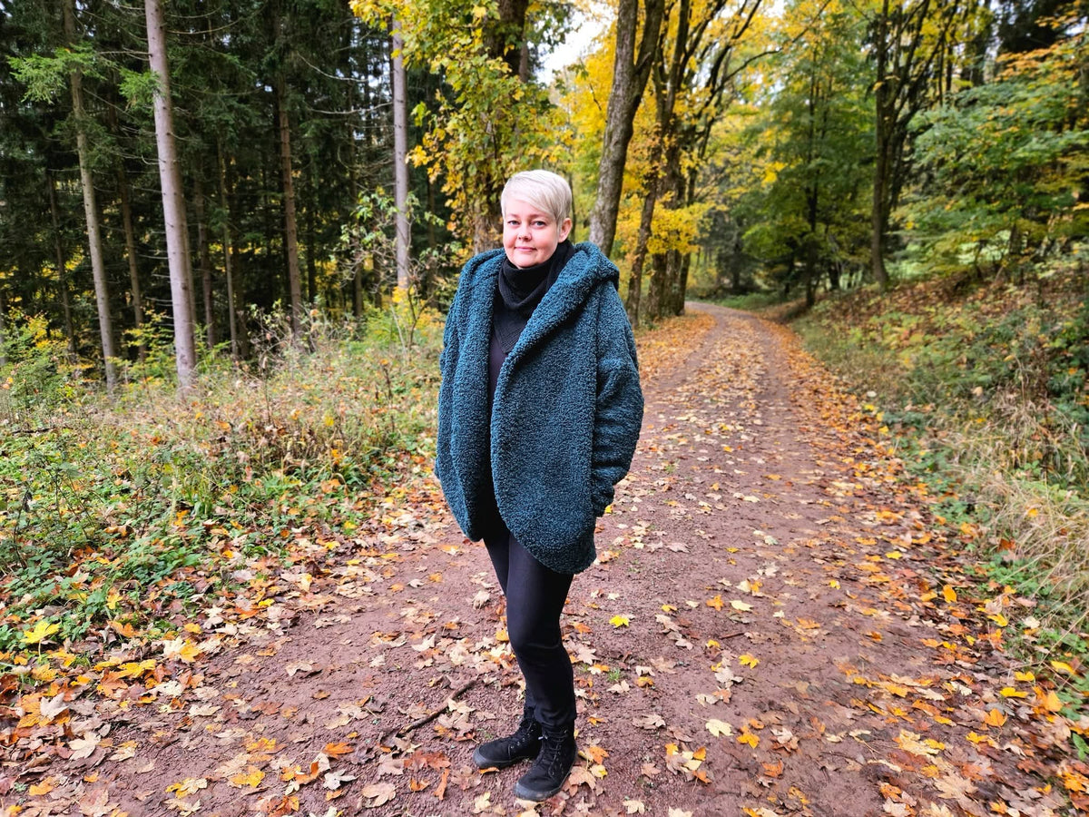 Tulpan - Oversized Cardigan &amp; Kuscheldecke to go