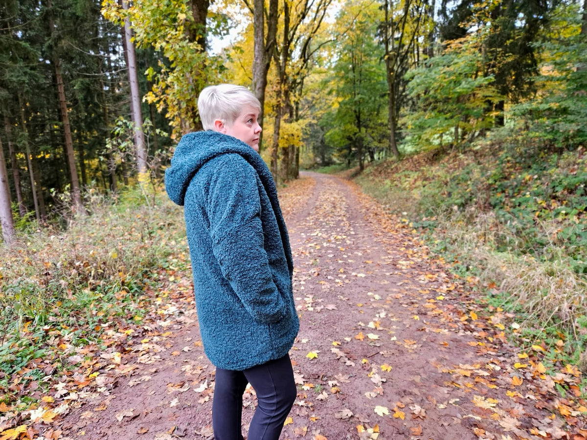 Tulpan - Oversized Cardigan &amp; Kuscheldecke to go
