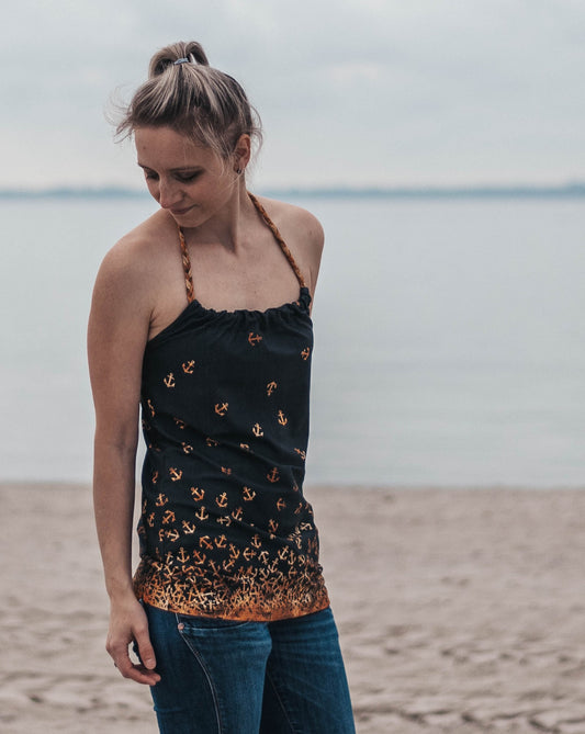 Solgudinna -  Neckholder Sommertop Gr. 30-50