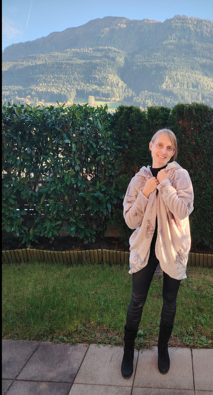 Tulpan - Oversized Cardigan & Kuscheldecke to go