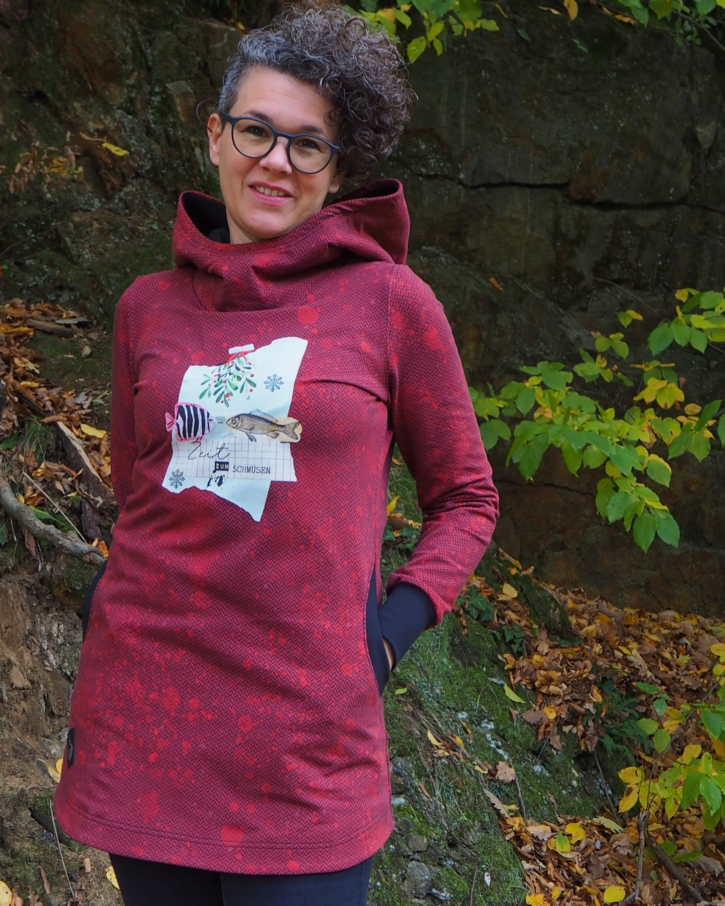 Fjäder - Shirt, Hoodie, Longhoodie, Hoodiekleid Gr. 30-50