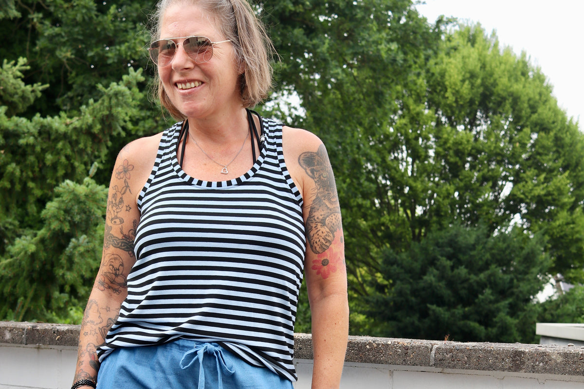 Sommarvind - legeres Top mit Racerback