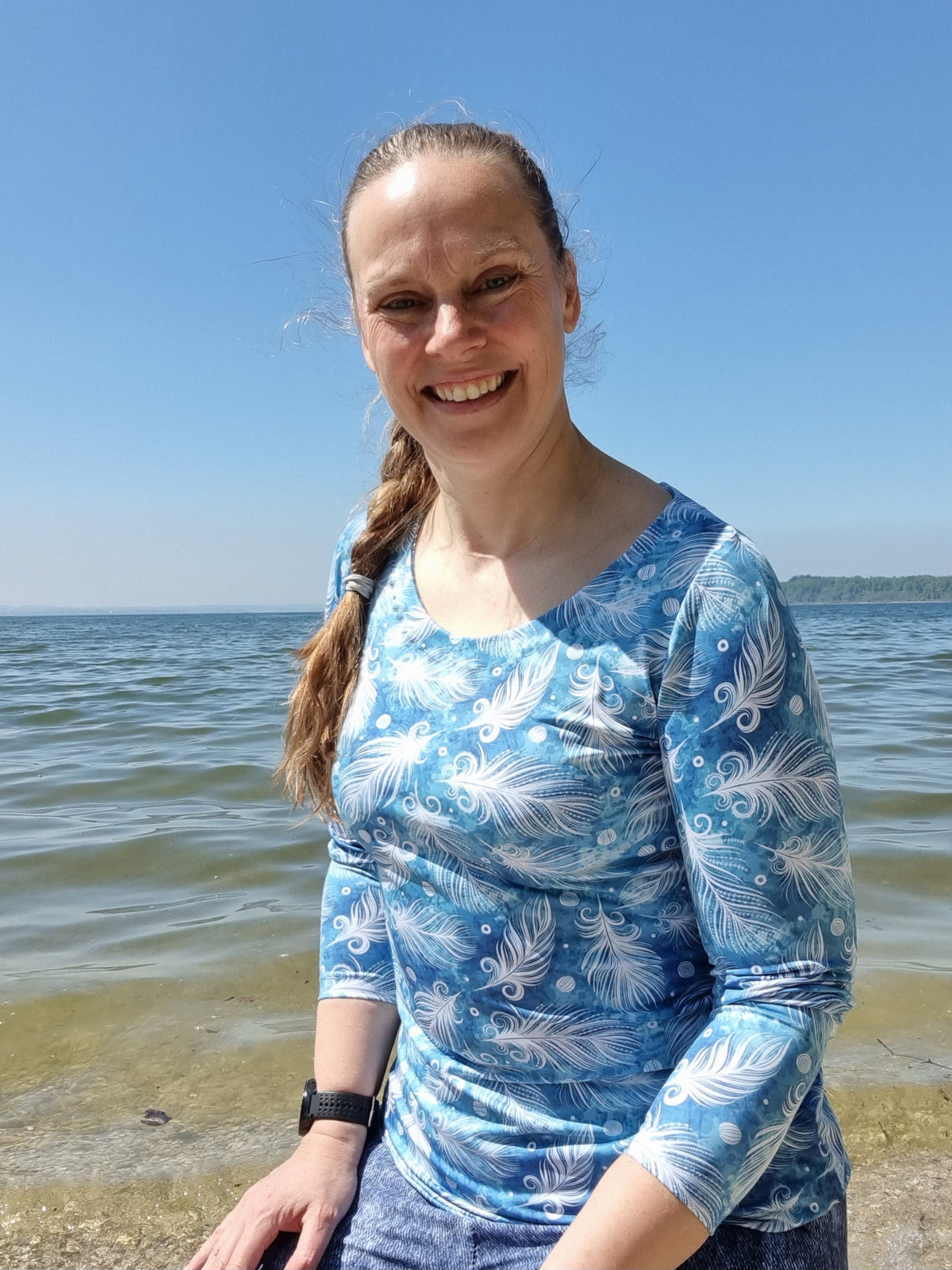 Kullerbytta - Basic Shirt mit besonderer Ärmellösung Gr. 30-50