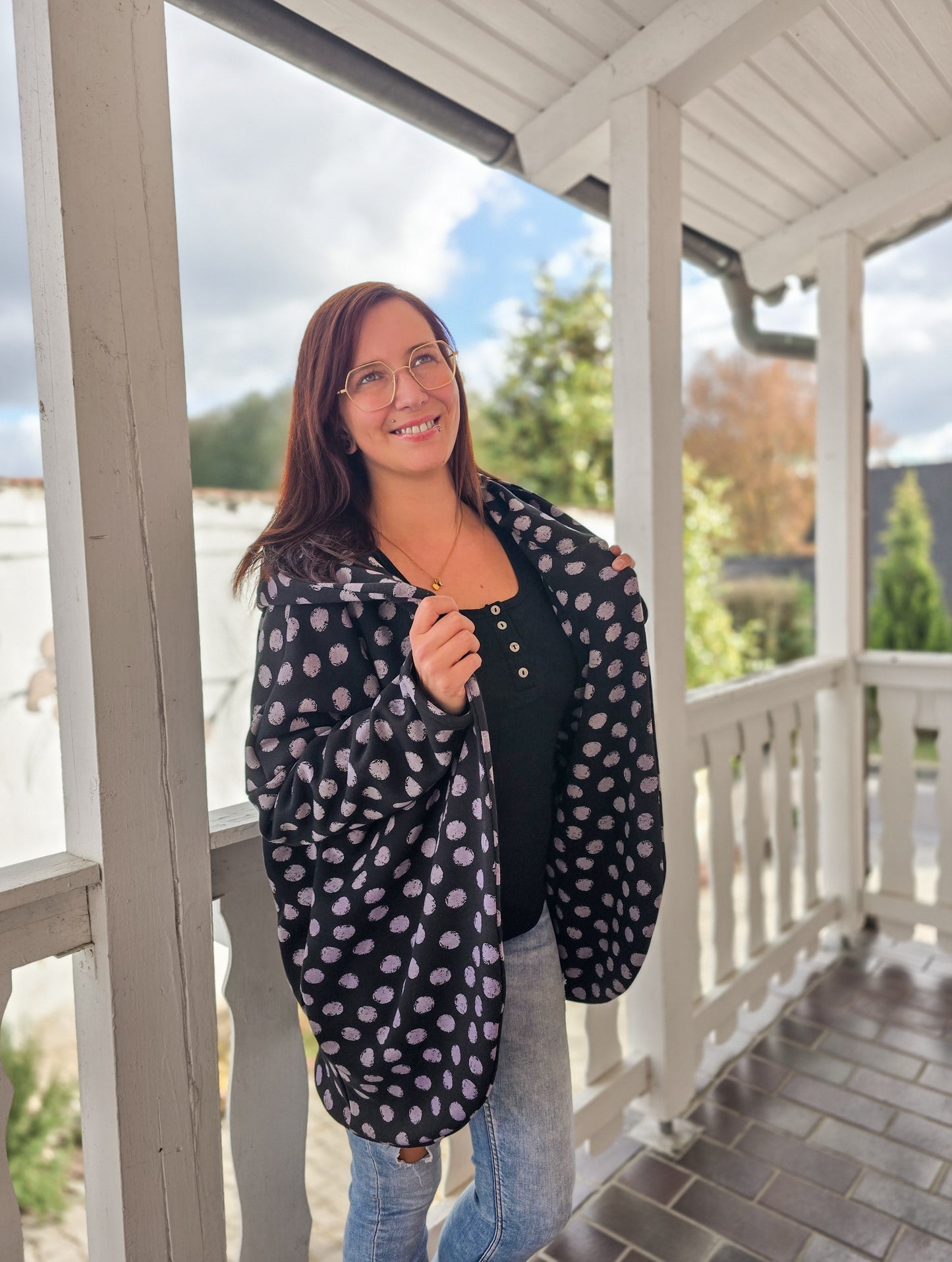 Tulpan - Oversized Cardigan & Kuscheldecke to go