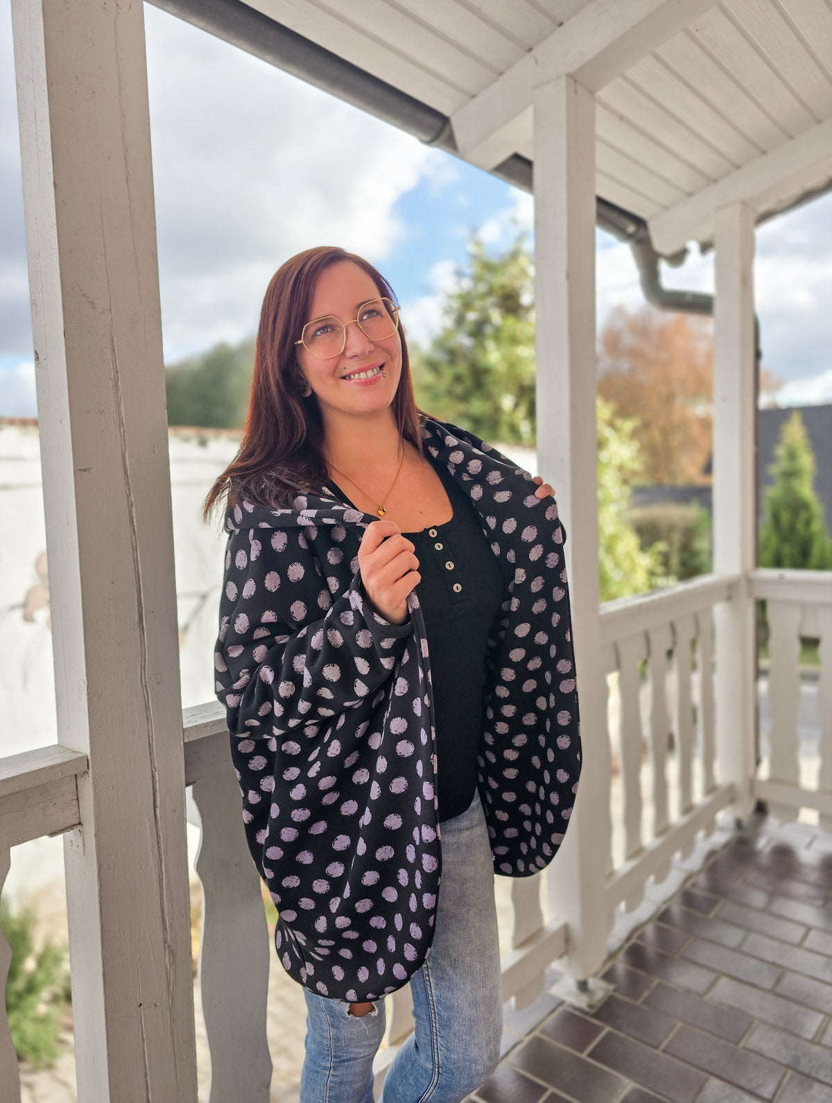 Tulpan - Oversized Cardigan &amp; Kuscheldecke to go