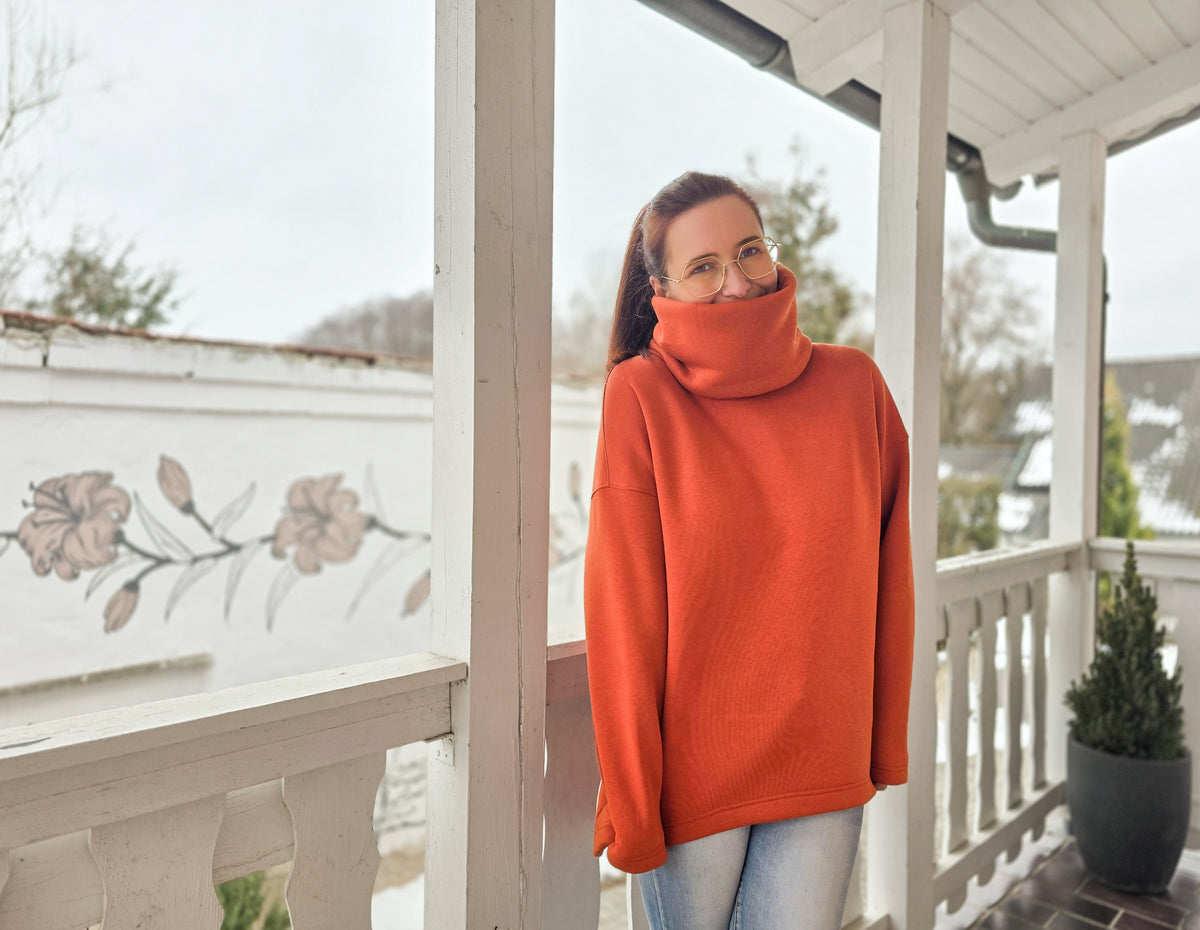 Skymning - Oversized Hoodiekleid &amp; Longpulli