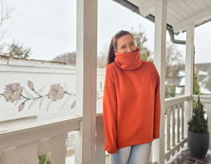 Skymning - Oversized Hoodiekleid & Longpulli