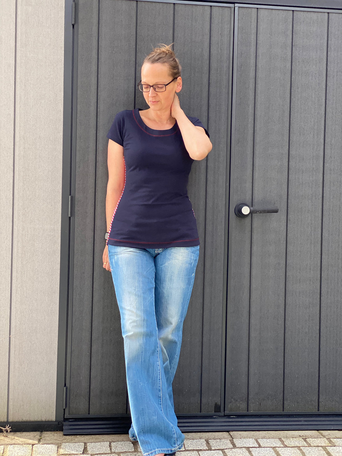 Kullerbytta - Basic Shirt mit besonderer Ärmellösung Gr. 30-50
