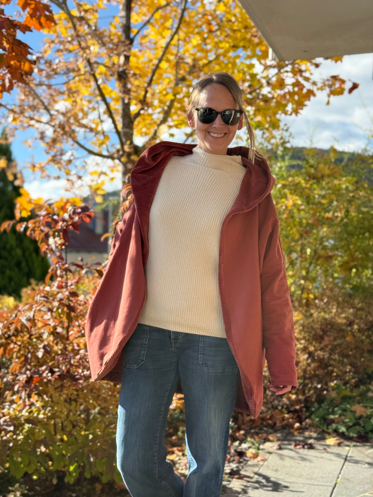 Tulpan - Oversized Cardigan &amp; Kuscheldecke to go