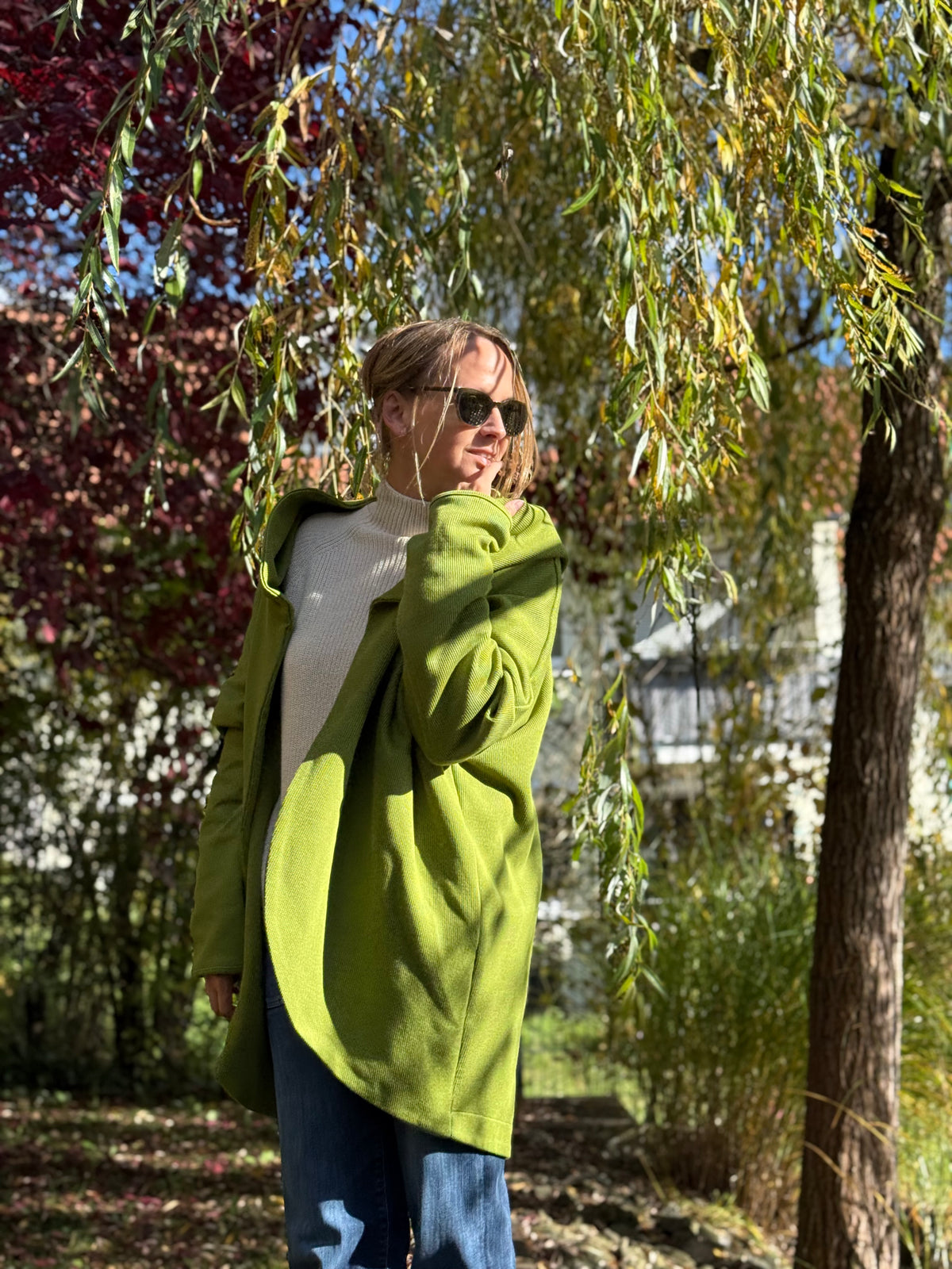 Tulpan - Oversized Cardigan &amp; Kuscheldecke to go