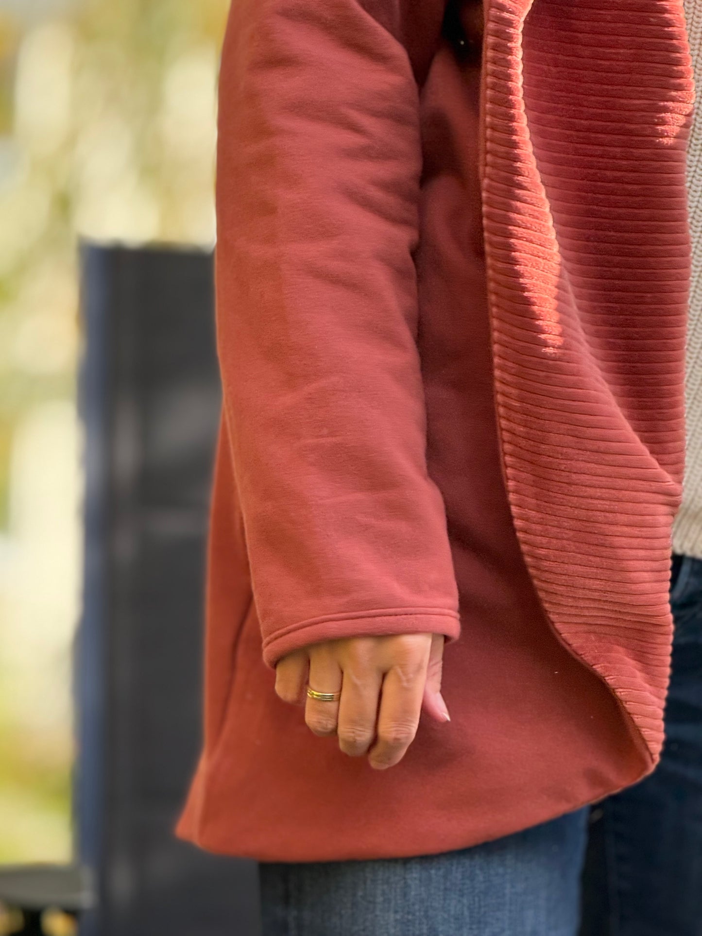 Tulpan - Oversized Cardigan & Kuscheldecke to go