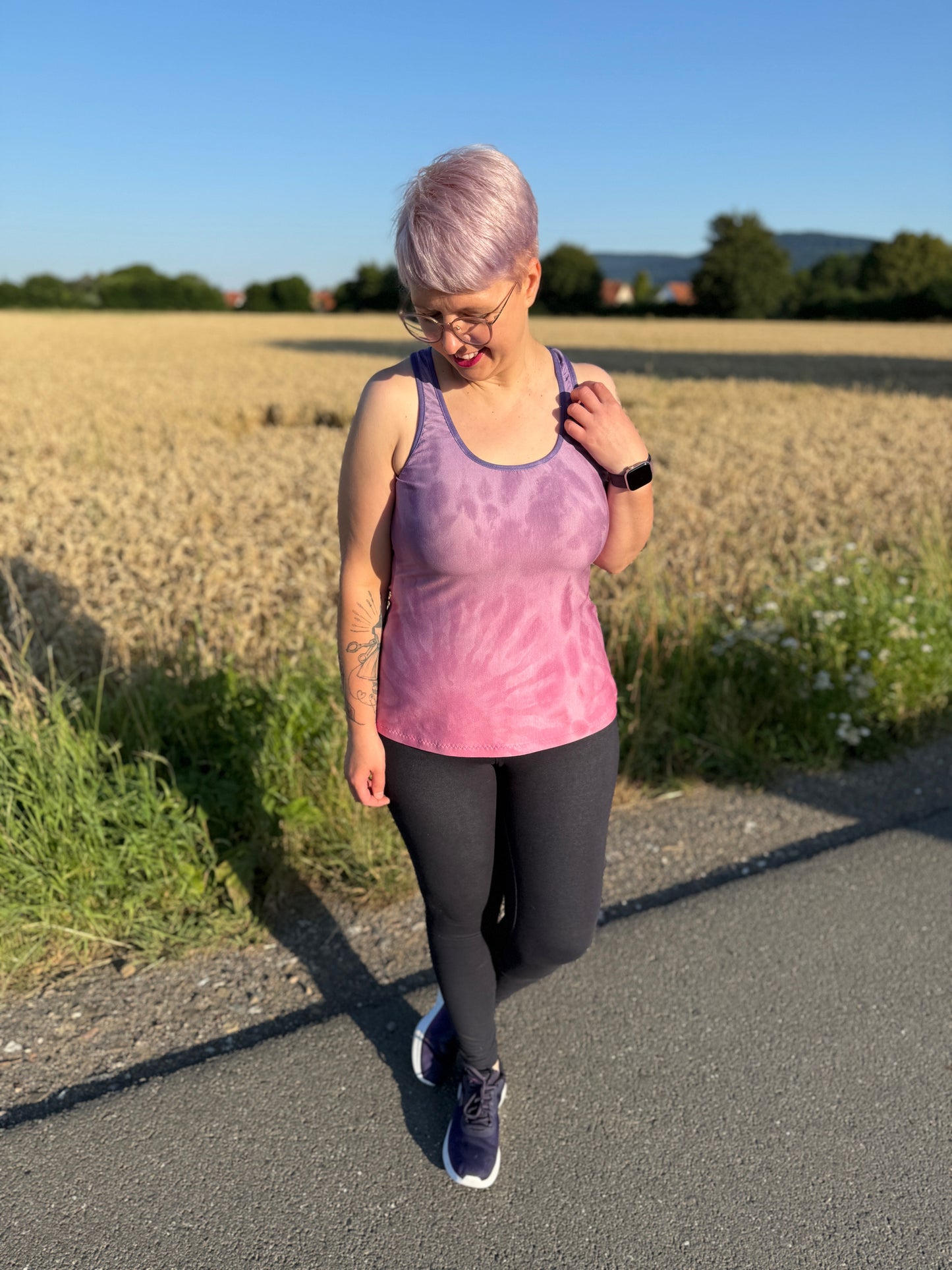 Sommarbris - körpernahes Top mit Racerback