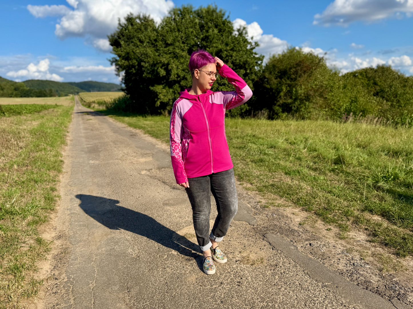 Isdropp - Raglanjacke Gr. 30 - 50