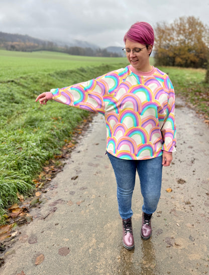 Isbris - Oversized Raglan cropped Pulli