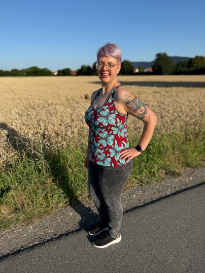 Sommarbris - körpernahes Top mit Racerback