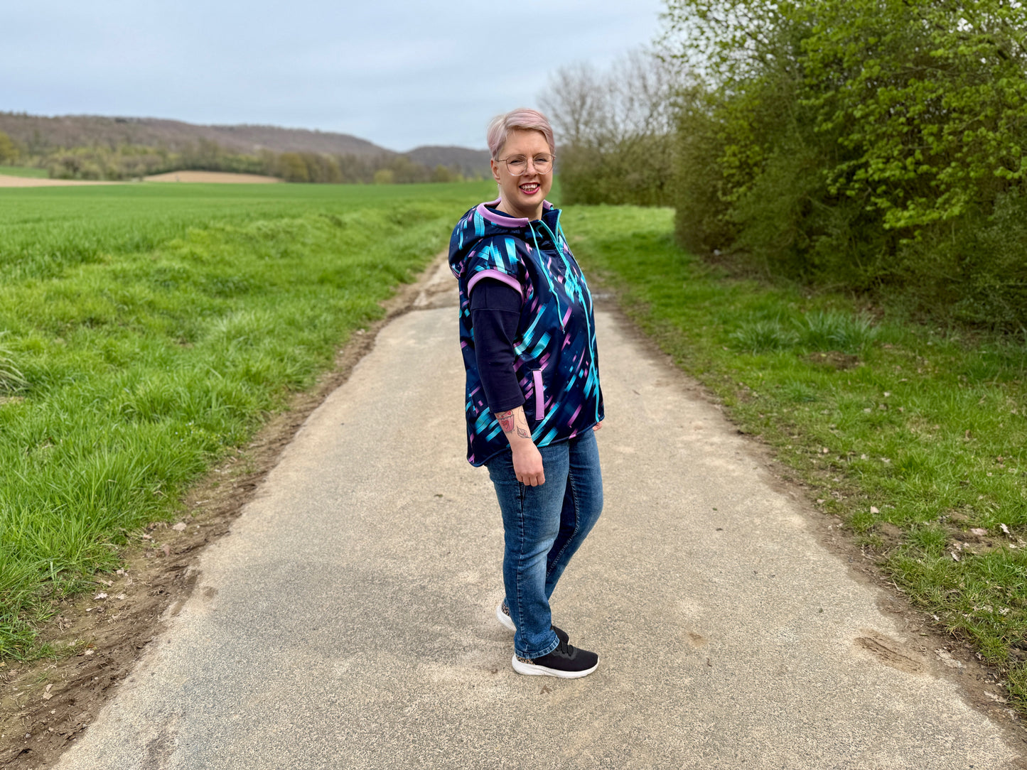 Vindskydd  Oversized Weste in drei Längen