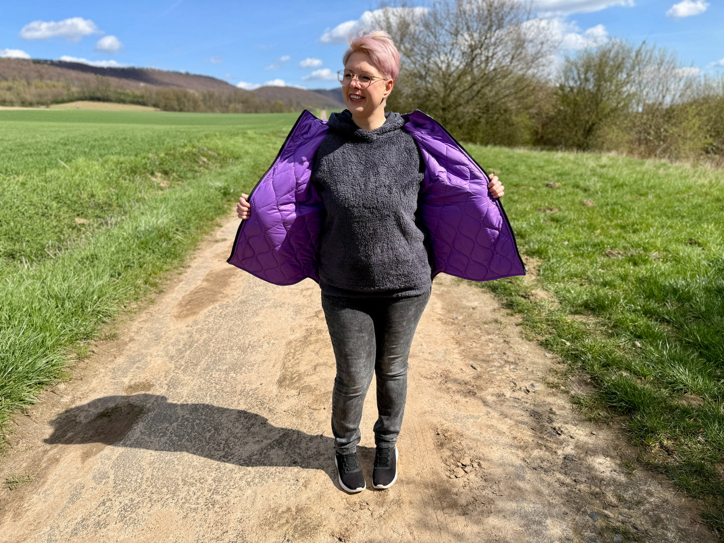 Vindskydd  Oversized Weste in drei Längen