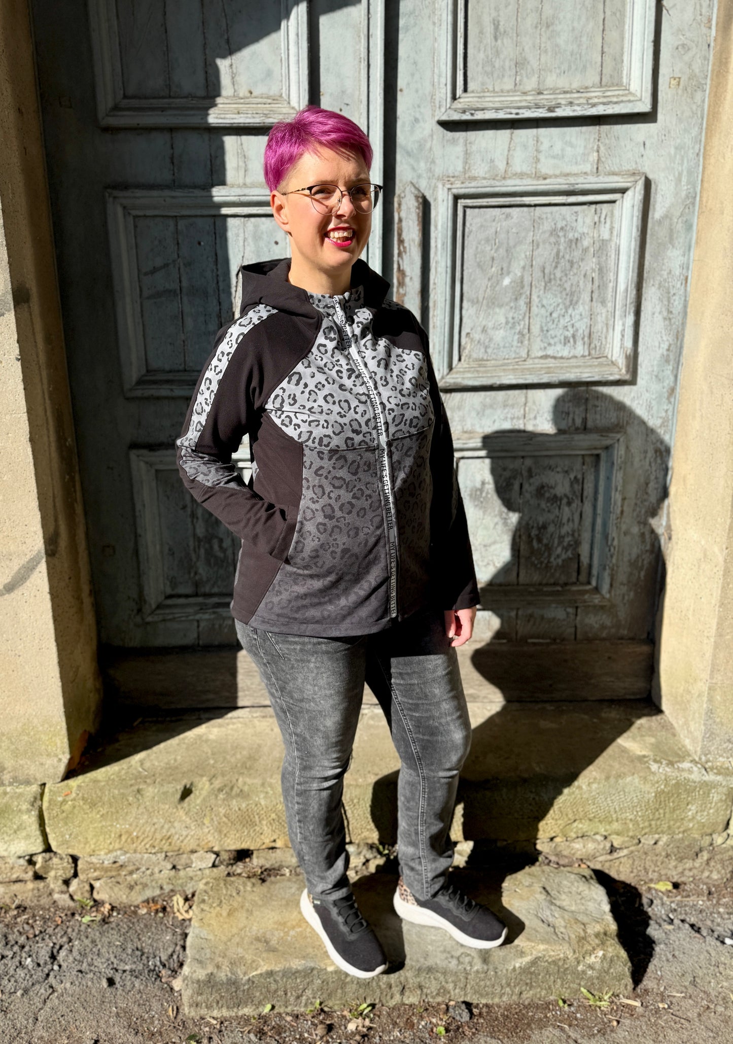 Isdropp - Raglanjacke Gr. 30 - 50