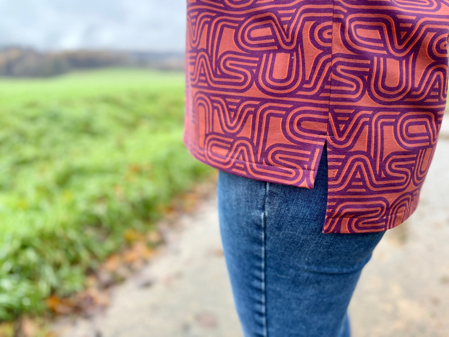 Isbris - Oversized Raglan cropped Pulli