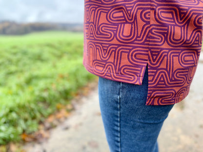 Isbris - Oversized Raglan cropped Pulli