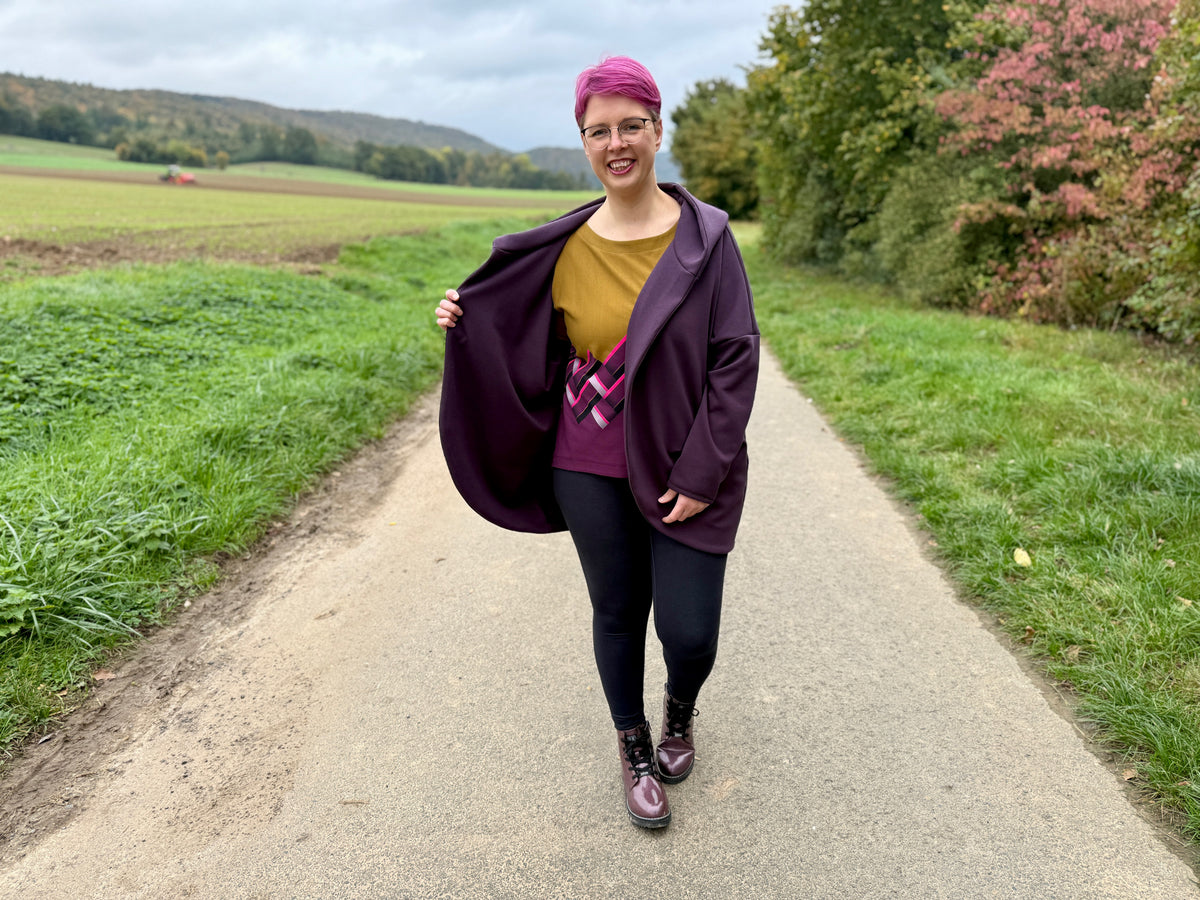 Tulpan - Oversized Cardigan &amp; Kuscheldecke to go