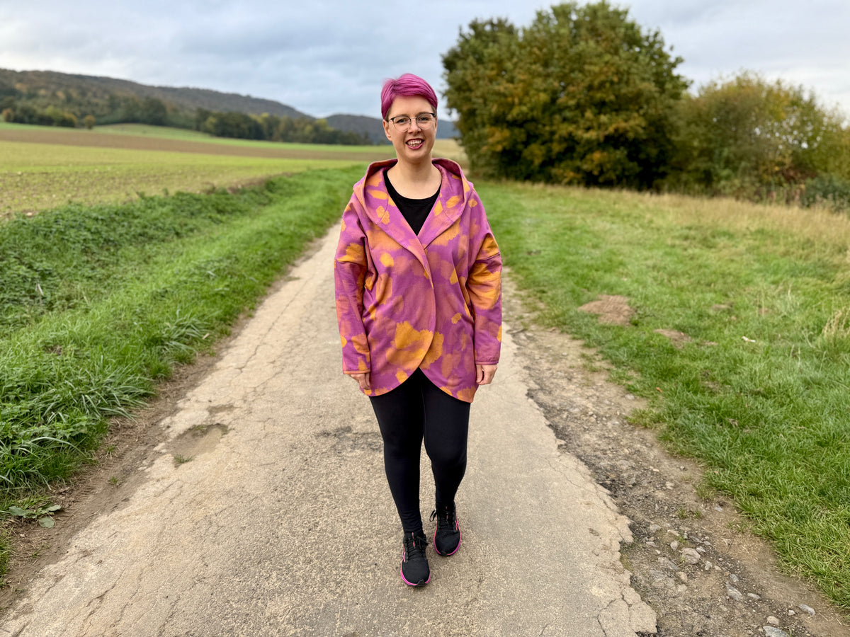 Tulpan - Oversized Cardigan &amp; Kuscheldecke to go