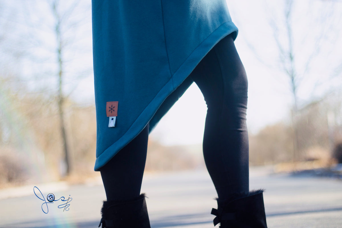 Skymning - Oversized Hoodiekleid &amp; Longpulli