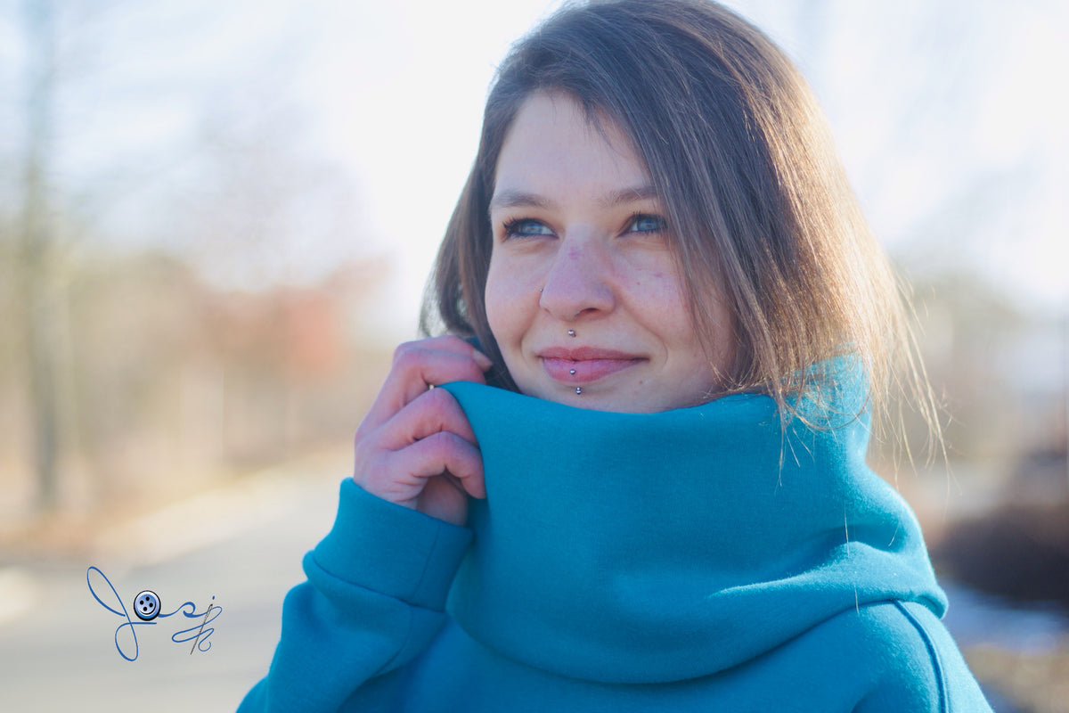 Skymning - Oversized Hoodiekleid &amp; Longpulli