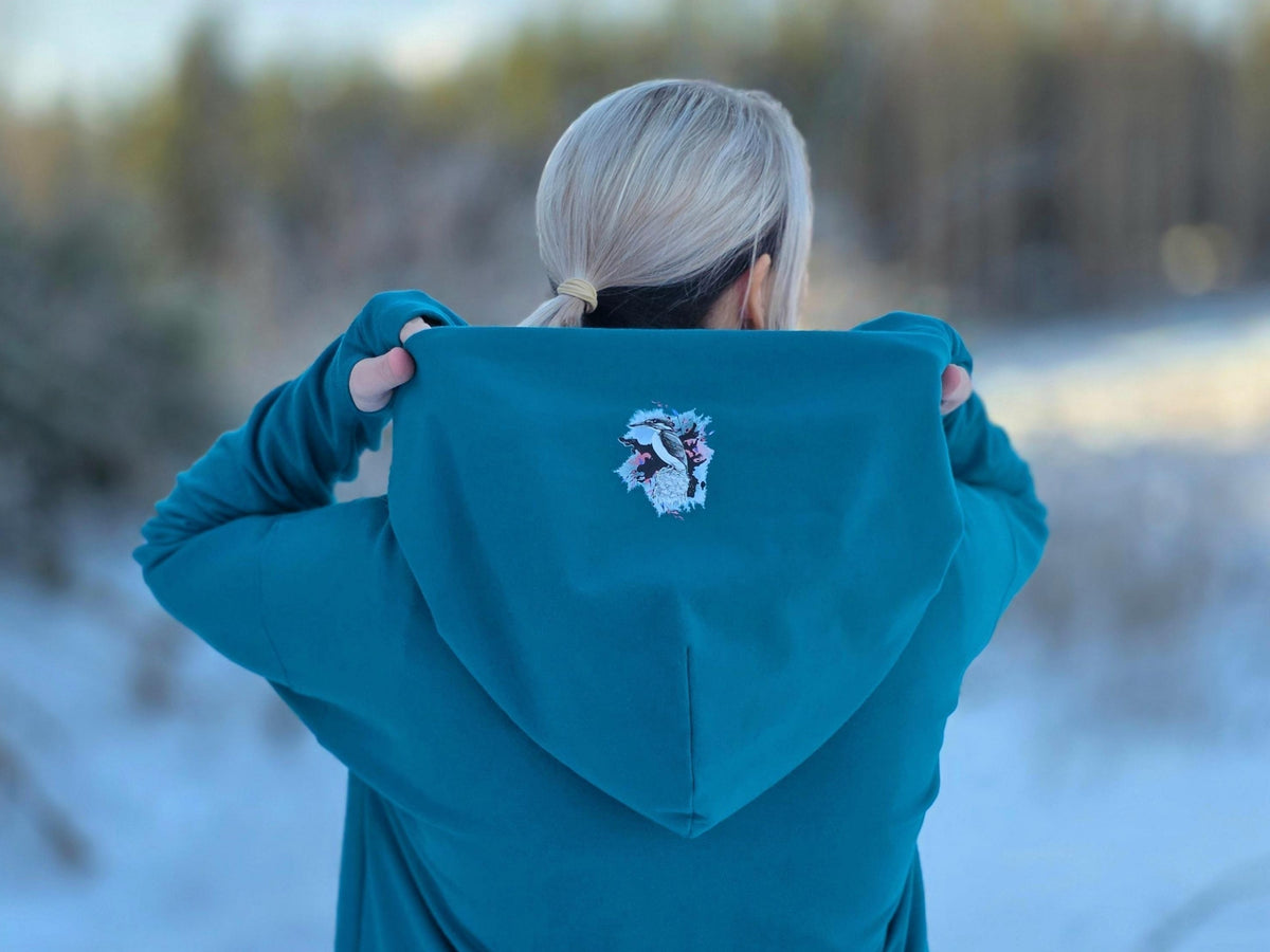 Skymning - Oversized Hoodiekleid &amp; Longpulli
