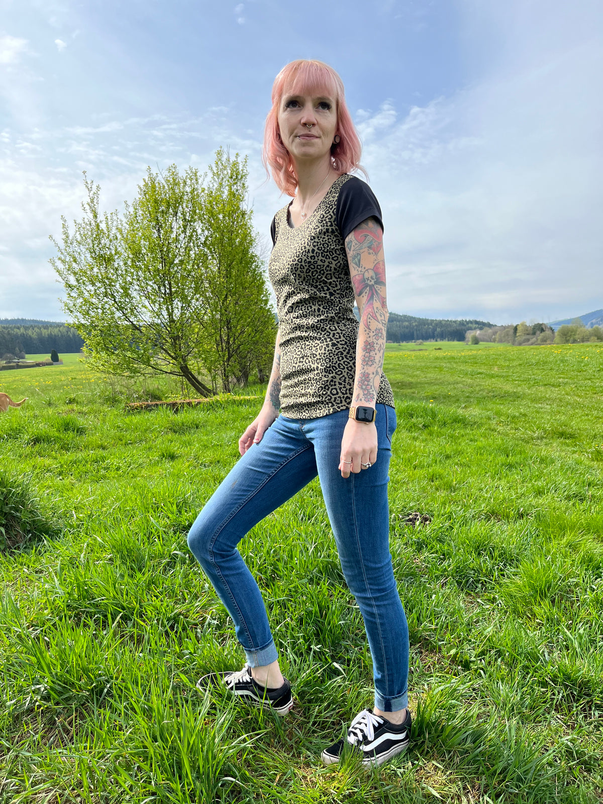 Kullerbytta - Basic Shirt mit besonderer Ärmellösung Gr. 30-50