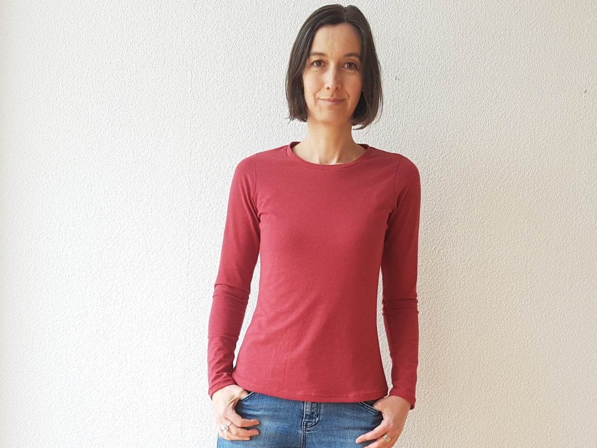 Kullerbytta - Basic Shirt mit besonderer Ärmellösung Gr. 30-50