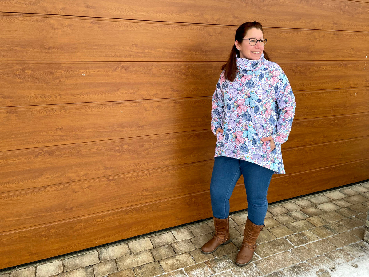 Skymning - Oversized Hoodiekleid &amp; Longpulli