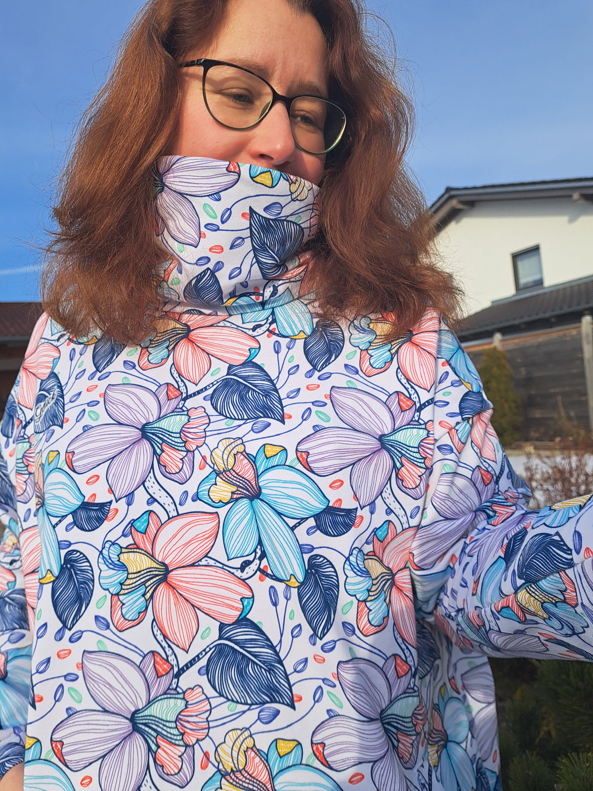 Skymning - Oversized Hoodiekleid &amp; Longpulli