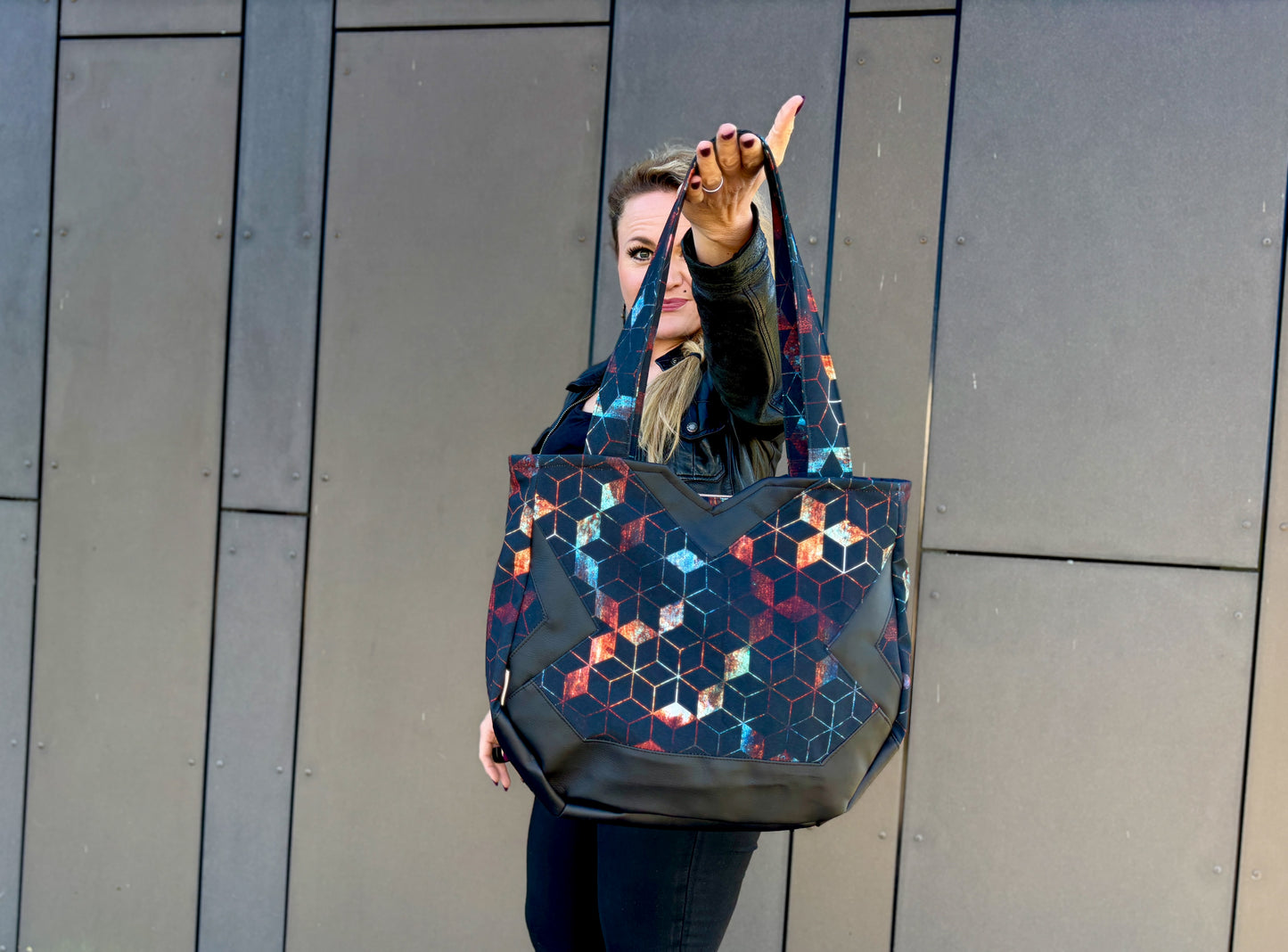 Popväska Shopper - Schnittmuster für einen Shopper