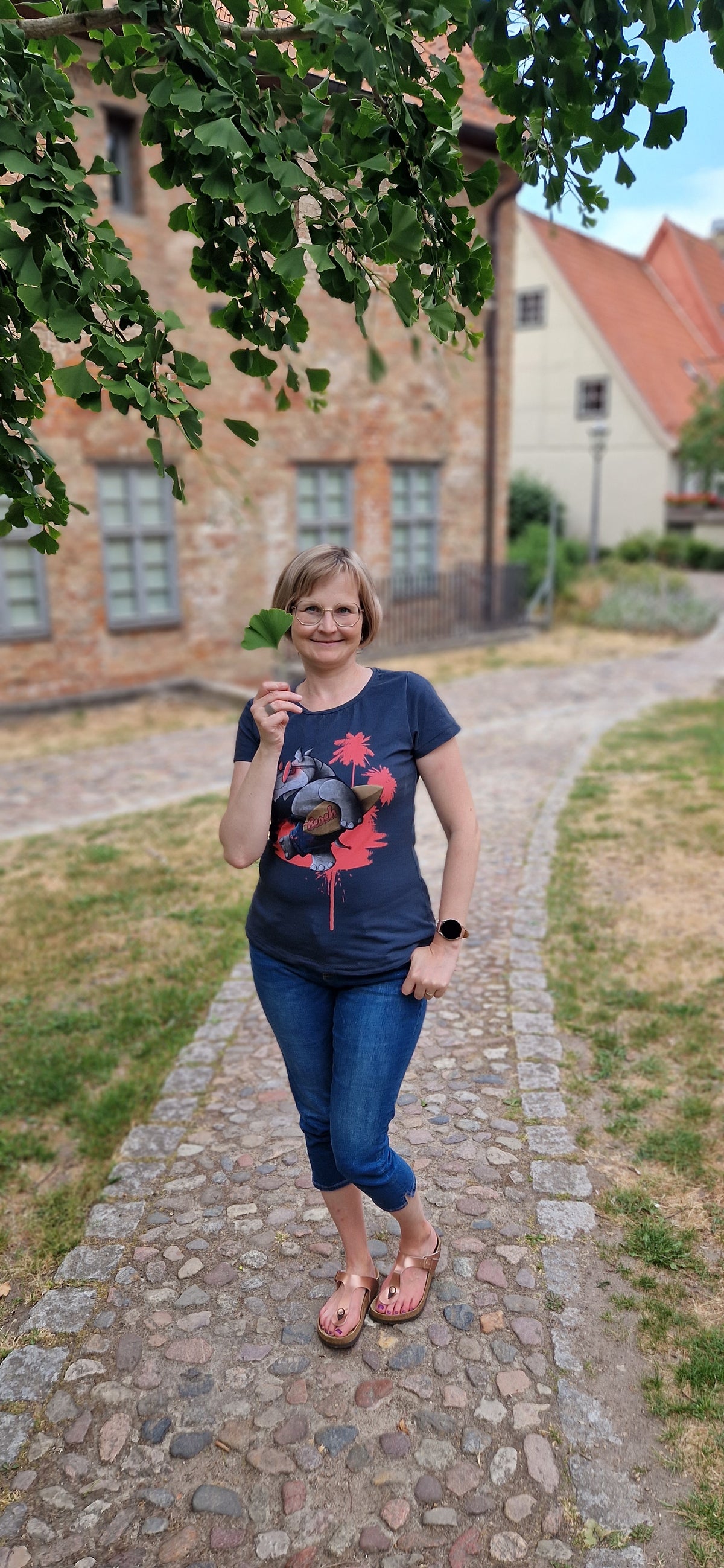Kullerbytta - Basic Shirt mit besonderer Ärmellösung Gr. 30-50