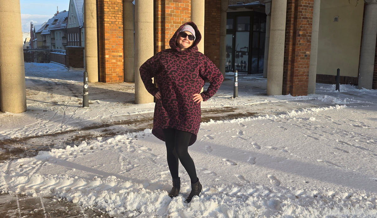 Skymning - Oversized Hoodiekleid &amp; Longpulli