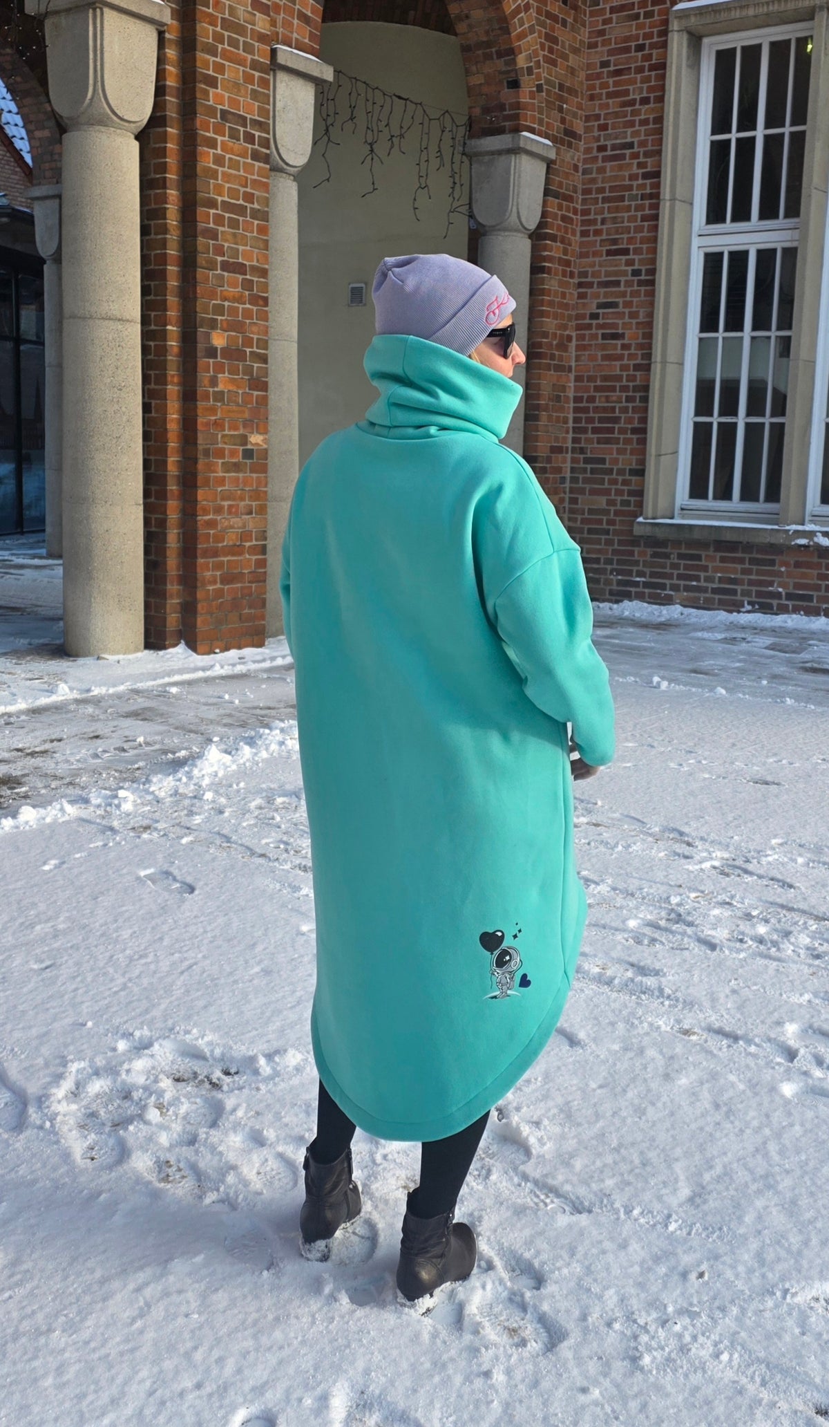 Skymning - Oversized Hoodiekleid &amp; Longpulli