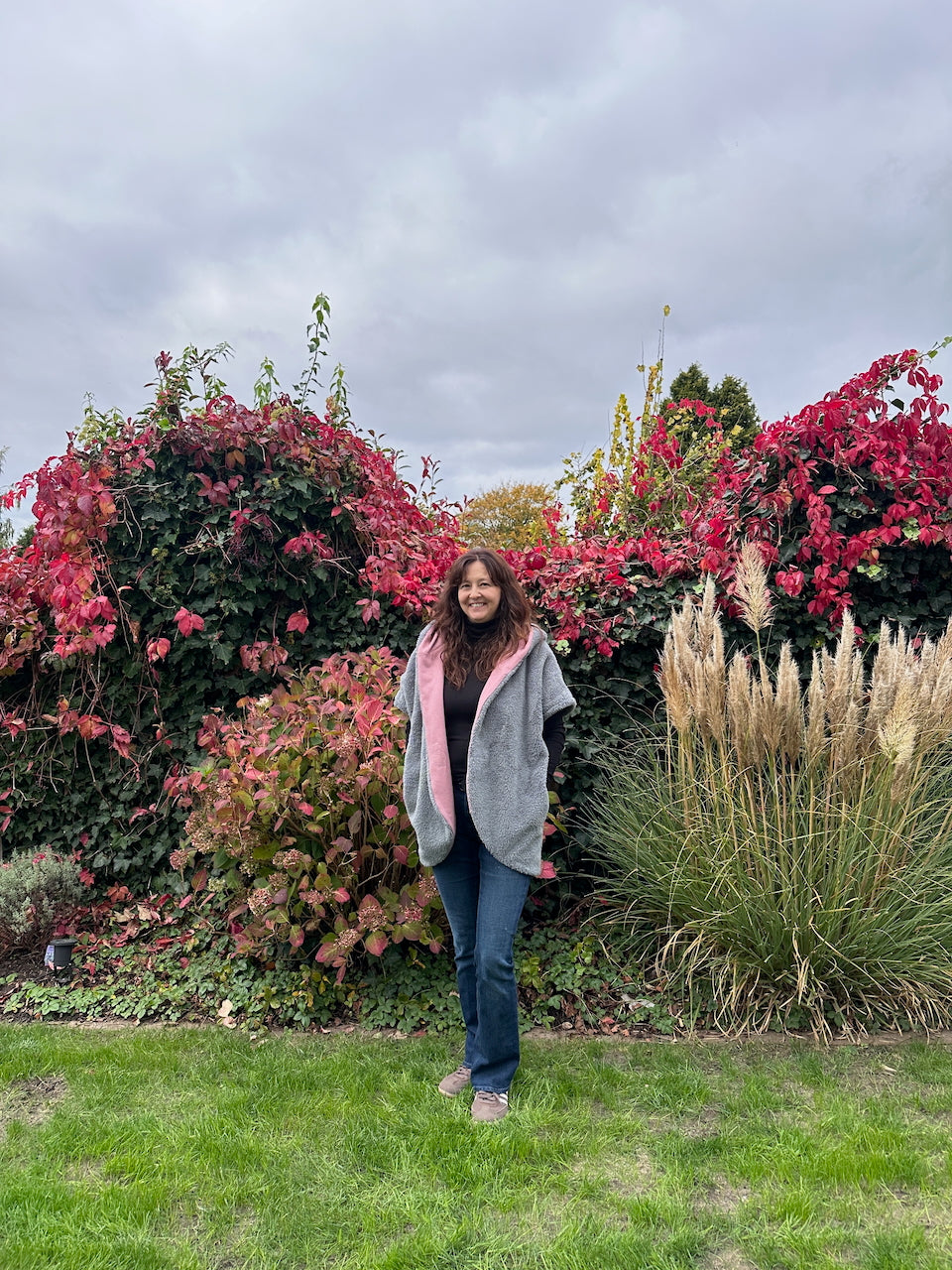Tulpan - Oversized Cardigan & Kuscheldecke to go