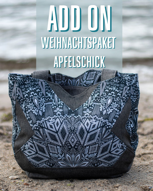 ADD ON Popväska Shopper - ADD ON für Apfelschick Weihnachtspaket