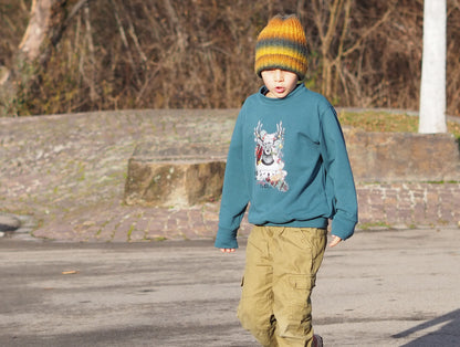 Lilla Lägereld - Oversized Pulli für Kinder