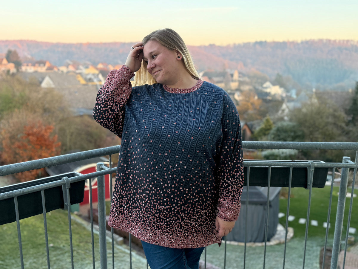Isbris - Oversized Raglan cropped Pulli