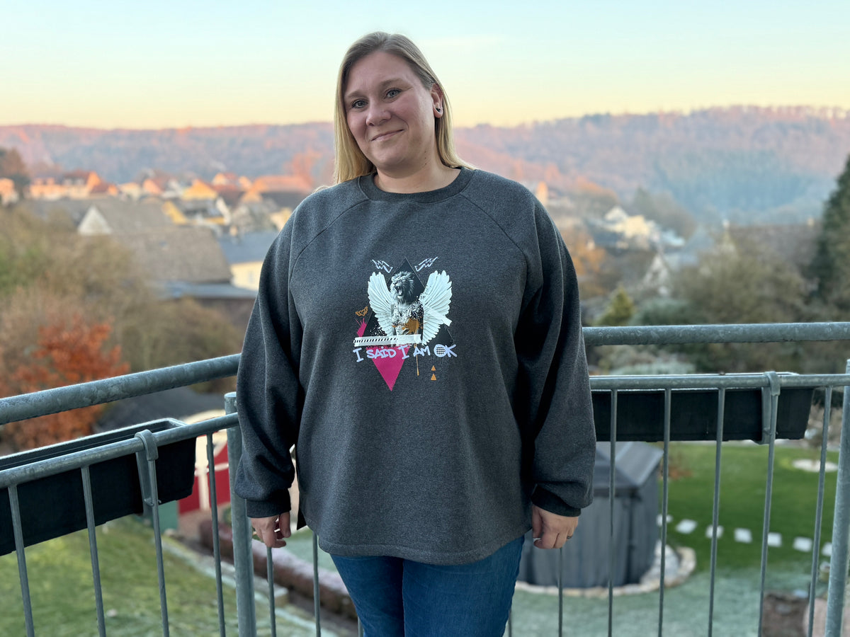 Isbris - Oversized Raglan cropped Pulli