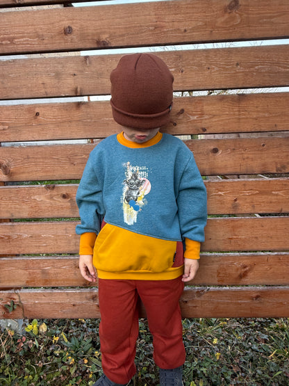 Lilla Lägereld - Oversized Pulli für Kinder