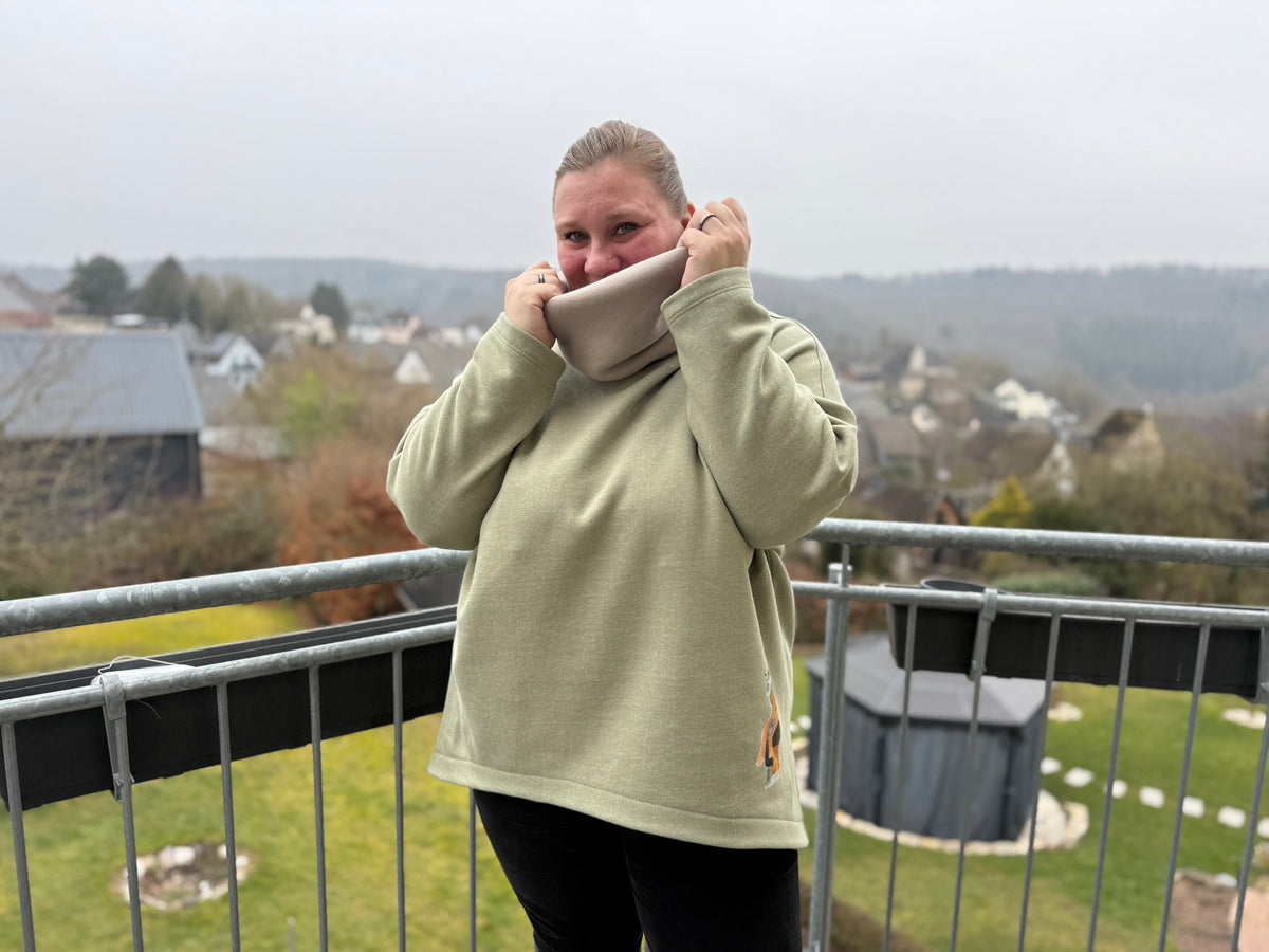 Skymning - Oversized Hoodiekleid &amp; Longpulli
