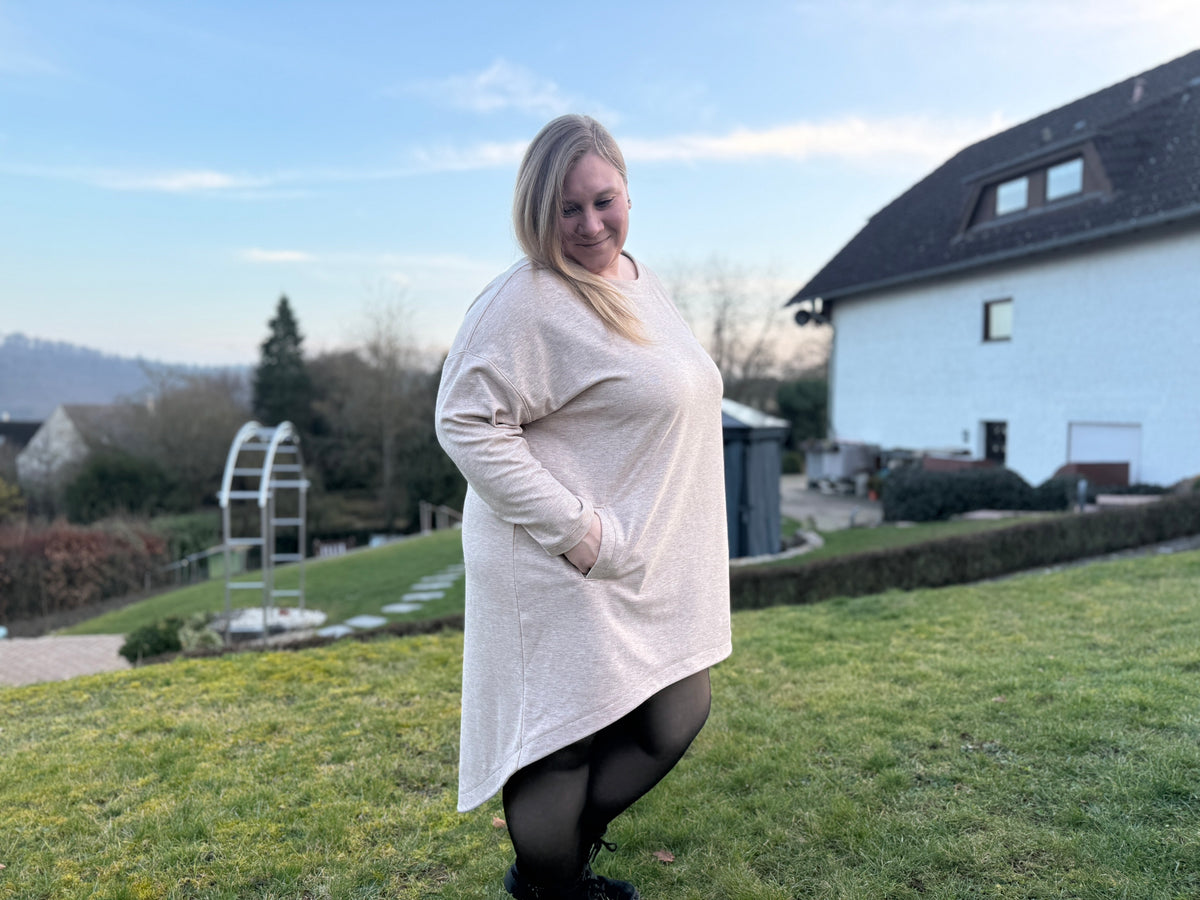 Skymning - Oversized Hoodiekleid &amp; Longpulli