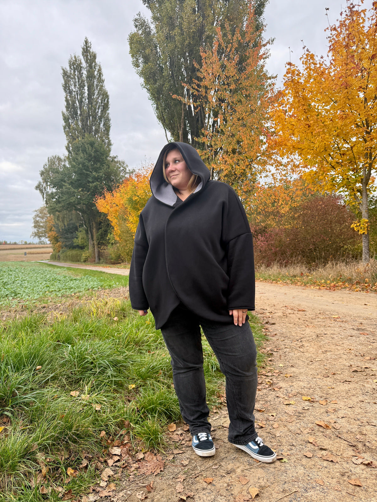 Tulpan - Oversized Cardigan &amp; Kuscheldecke to go