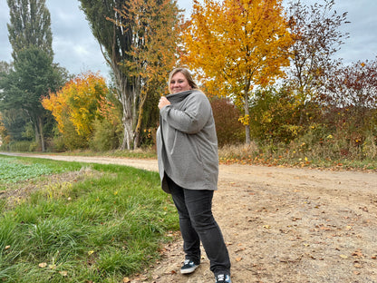 Tulpan - Oversized Cardigan & Kuscheldecke to go